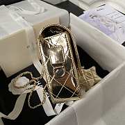 Chanel Flap Bag & Star Coin Purse Mirror Gold 24x15.5x7.5cm - 6