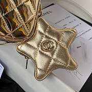 Chanel Flap Bag & Star Coin Purse Mirror Gold 24x15.5x7.5cm - 2