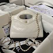 Chanel Nano 31 White Bag 20.5x17.5cm - 1