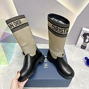 Dior D-major Boot Taupe Black Technical - 3
