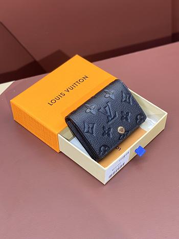 Louis Vuitton LV Business Card Black 10.5x8cm