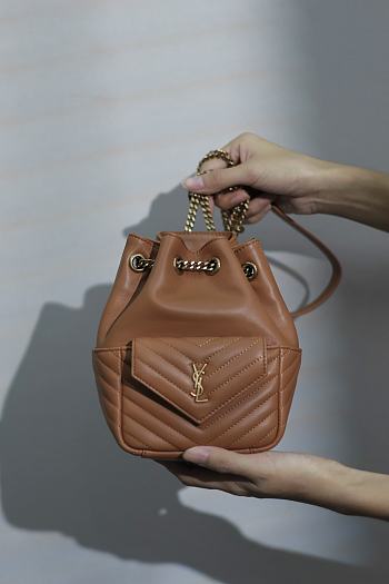 YSL Chain Bag Tan 19x13x13cm