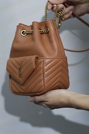 YSL Chain Bag Tan 19x13x13cm - 5