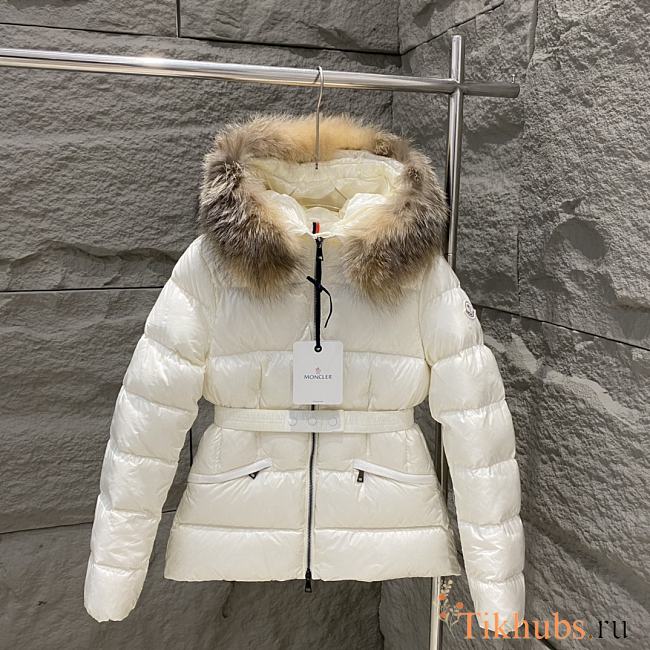 Moncler White Jacket Belt - 1