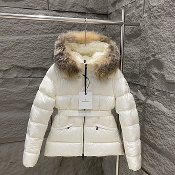 Moncler White Jacket Belt