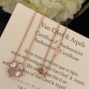 Van Cleef Arpels Necklace Sweet Alhambra Pendant Rose Gold - 2