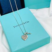 Tiffany & Co Love Heart Tag key Necklace - 5