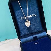 Tiffany & Co Love Heart Tag key Necklace - 2