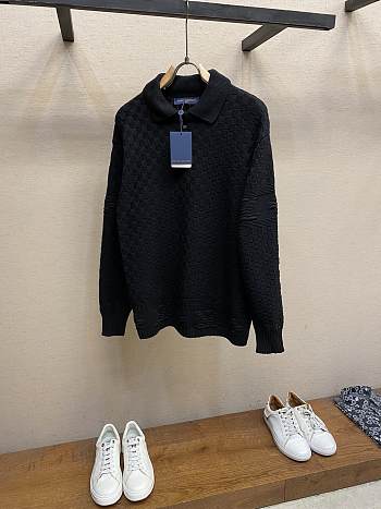 Louis Vuitton LV Pull en laine LV Damier Black