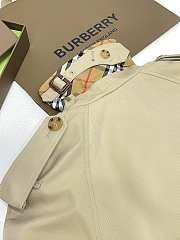 Burberry Honey Canvas Short Trench  - 2