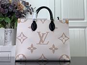 Louis Vuitton LV Onthego MM White Bag 35x27x14cm - 1