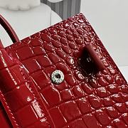 YSL Sac De Jour Red Crocodile Bag 22cm - 2