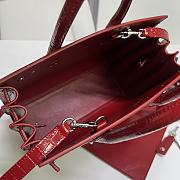 YSL Sac De Jour Red Crocodile Bag 26x20.5x12.5cm - 6