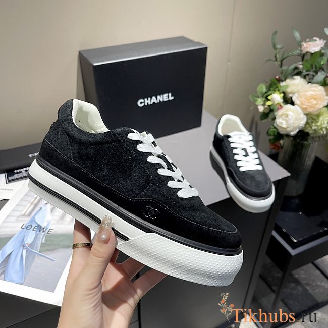 Chanel Black Sneaker - 1