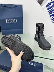 Dior Lace Up Garden Jacquard Boot - 2