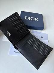  Dior Wallet Black Gravity Leather 11.5 x 9.5 cm - 2