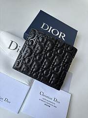  Dior Wallet Black Gravity Leather 11.5 x 9.5 cm - 4