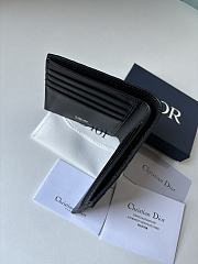  Dior Wallet Black Gravity Leather 11.5 x 9.5 cm - 5