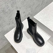 Burberry Leather Creeper Chelsea Boots Black - 1