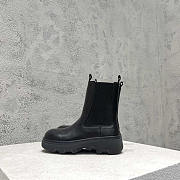 Burberry Leather Creeper Chelsea Boots Black - 2