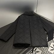 Dior Macrocannage Belted Peacoat Black - 4