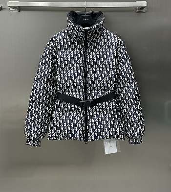 Dior Diorarps Puffer Jacket With Belt Blue 