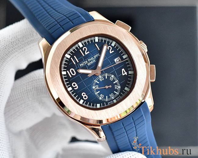 Patek Philippe 5968A - Aquanaut Self-winding Chronograph Blue 41mm - 1