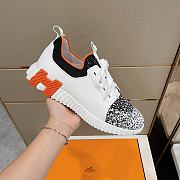 Hermes Depart Sneaker White Black - 2