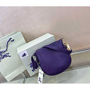 Burberry Knight Bag Purple 24x8x23cm - 2