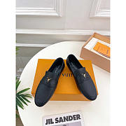 Louis Vuitton LV Capri Loafers Leather Black - 3