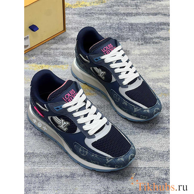 Louis Vuitton LV Run Away Sneakers Blue - 1