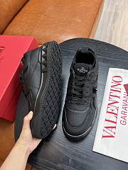 Valentino One Stud Black Sneaker - 4
