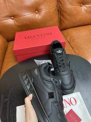 Valentino One Stud Black Sneaker - 3