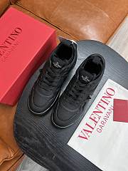 Valentino One Stud Black Sneaker - 2