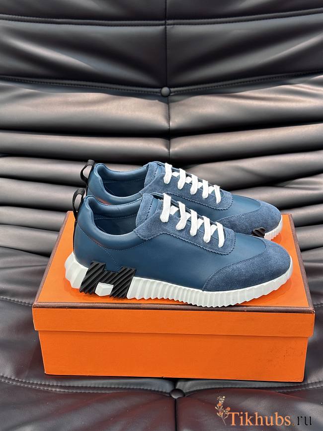 Hermes Bouncing Sneaker Blue - 1