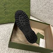 Gucci Suede Black Horsebit Loafer Platform - 2