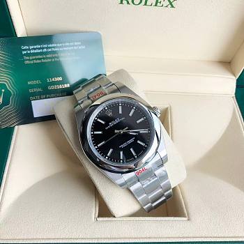 Rolex Oyster Perpetual Black Watch 41mm