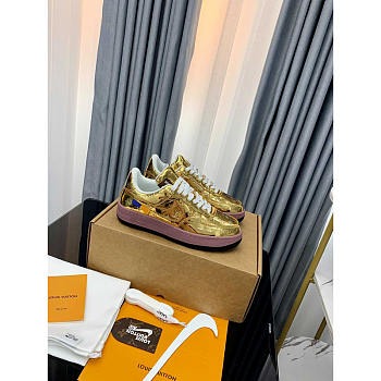 Louis Vuitton LV x Nike Air Force 1 Sneakers Gold