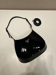 Prada Cleo Patent Black Bag 22x18.5x4.5cm - 3