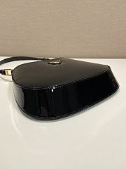 Prada Cleo Patent Black Bag 22x18.5x4.5cm - 2