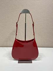 Prada Cleo Patent Red Bag 22x18.5x4.5cm - 3