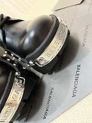 Balenciaga Bulldozer Lace-Up Boot Black - 4