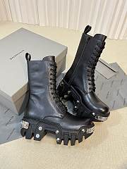 Balenciaga Bulldozer Lace-Up Boot Black - 2