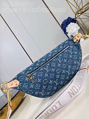 Louis Vuitton LV Bumbag Blue Denim 38x16x8cm - 6