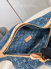 Louis Vuitton LV Bumbag Blue Denim 38x16x8cm - 4