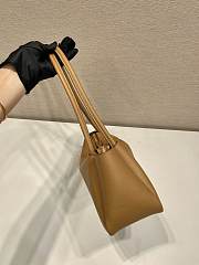 Prada Medium Leather Handbag Tan 28x16x10cm - 6