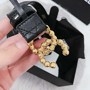 Chanel CC Buckle Leather Belt 3cm - 3