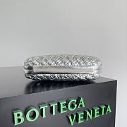 Bottega Veneta Knot Minaudiere Silver 20x12x5.5cm - 4