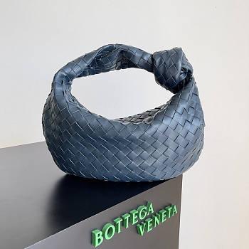 Bottega Veneta Teen Jodie Navy Blue 36x21x13cm