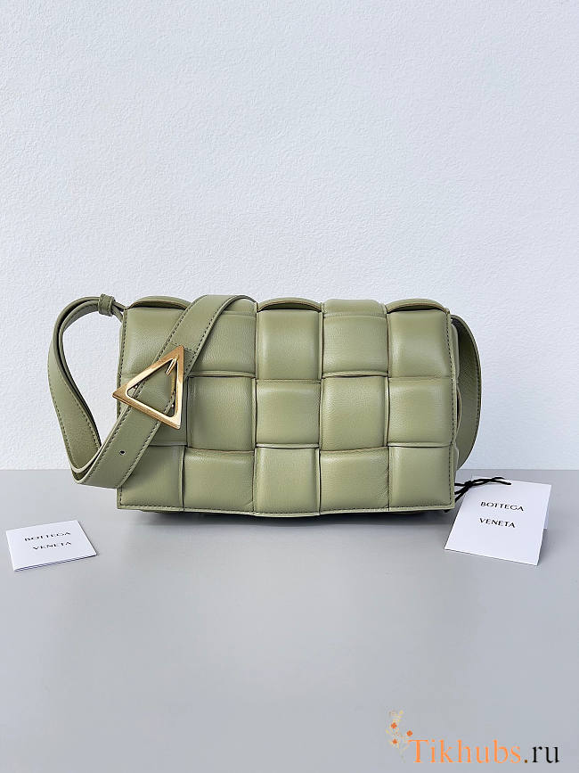 Bottega Veneta Cassette Padded Green 26x18x8cm - 1